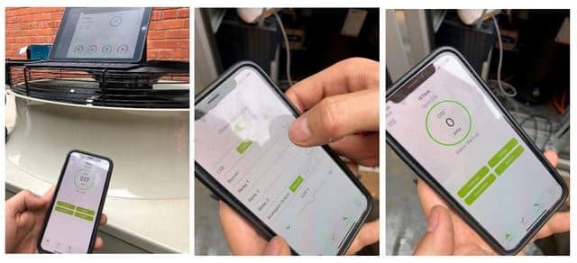 Using the Bacharach leak detection app