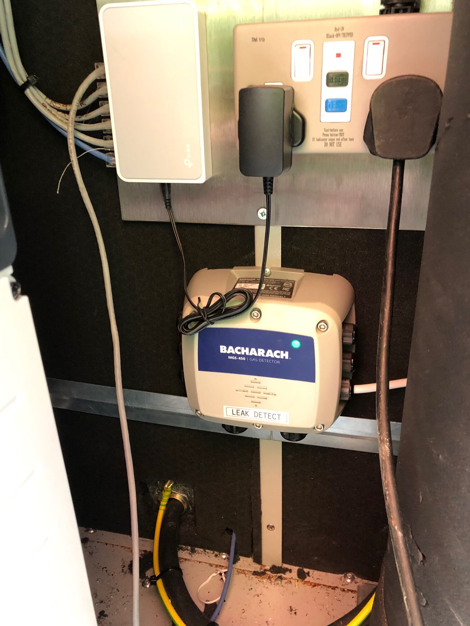 Bacharach equipment at Lincoln Coop store