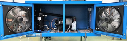 Equipo Greenfrío cargado con Solstice N40 gas R-448A