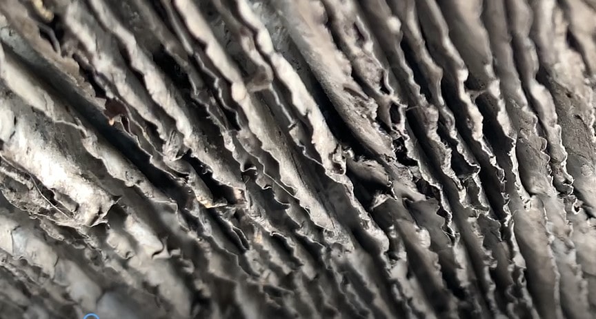 Horizontal air cooled condenser post clean